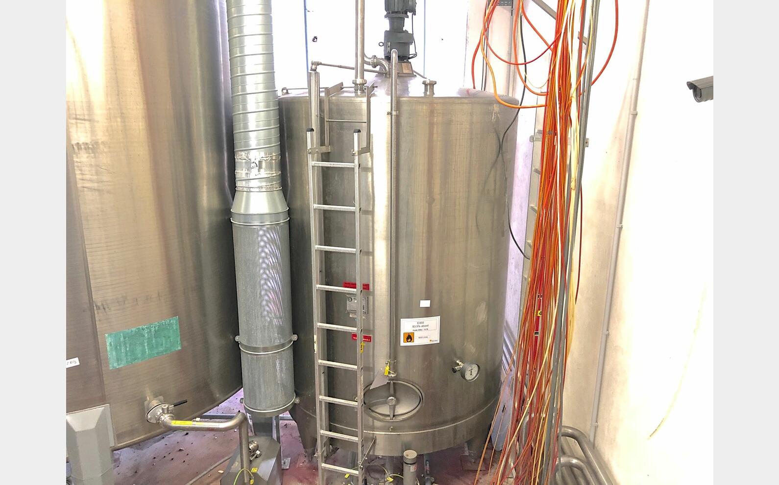 Cuve INOX 316 agit&eacute;e N20 et 45 Goavec