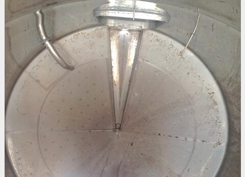Cuve inox verticale avec chapeau flottant chapeau flottant
