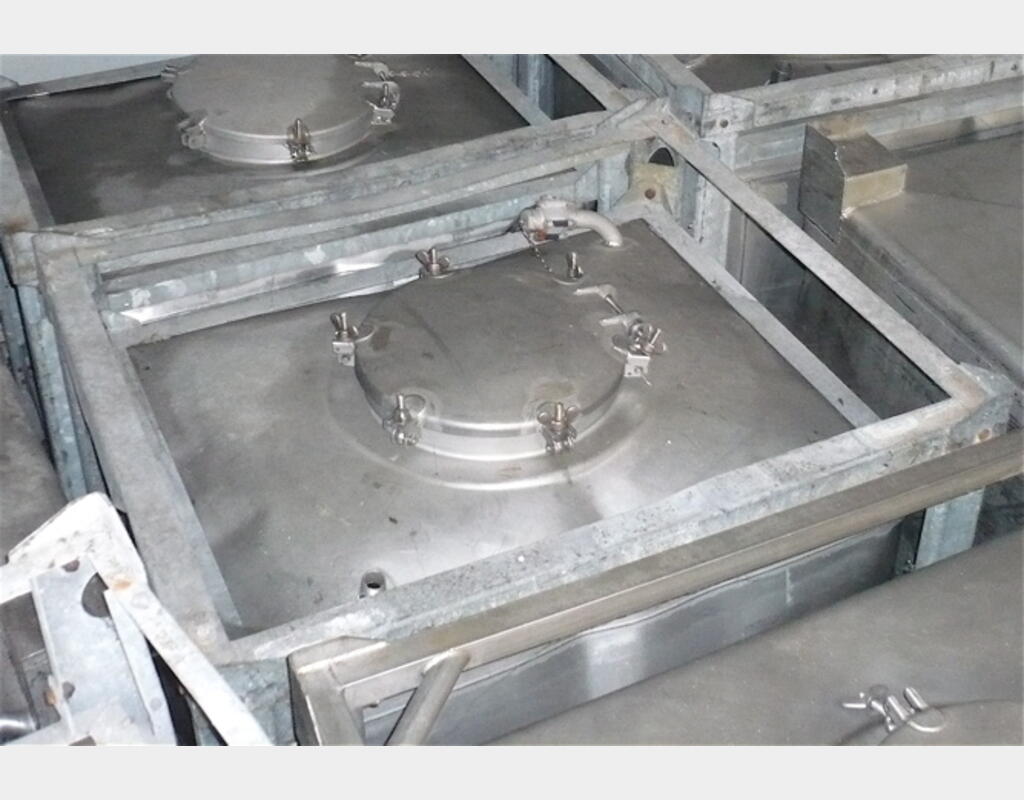 conteneur INOX 1000 litres - provenance alimentaire