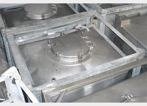 conteneur INOX 1000 litres - provenance alimentaire