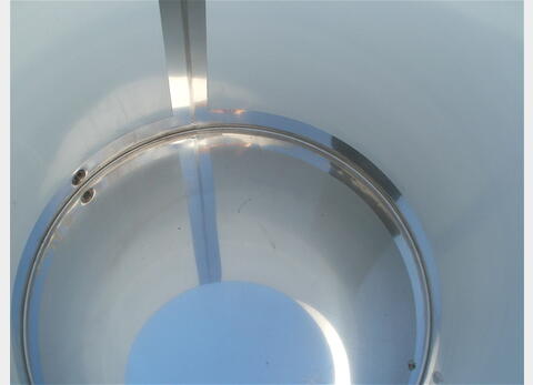 Cuve Inox fond plat à chapeau flottant - avec socle  inox - Capacité : 1000 L