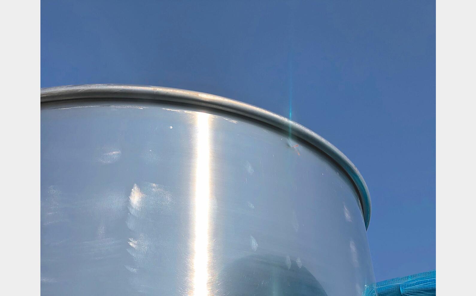 cuve INOX chapeau flottant de 5000 litres Volume : 5000 litres