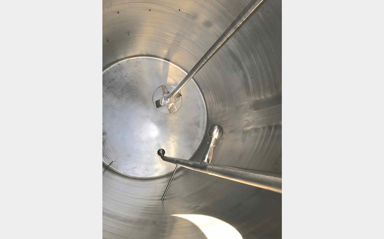 Cuve m&eacute;lange inox