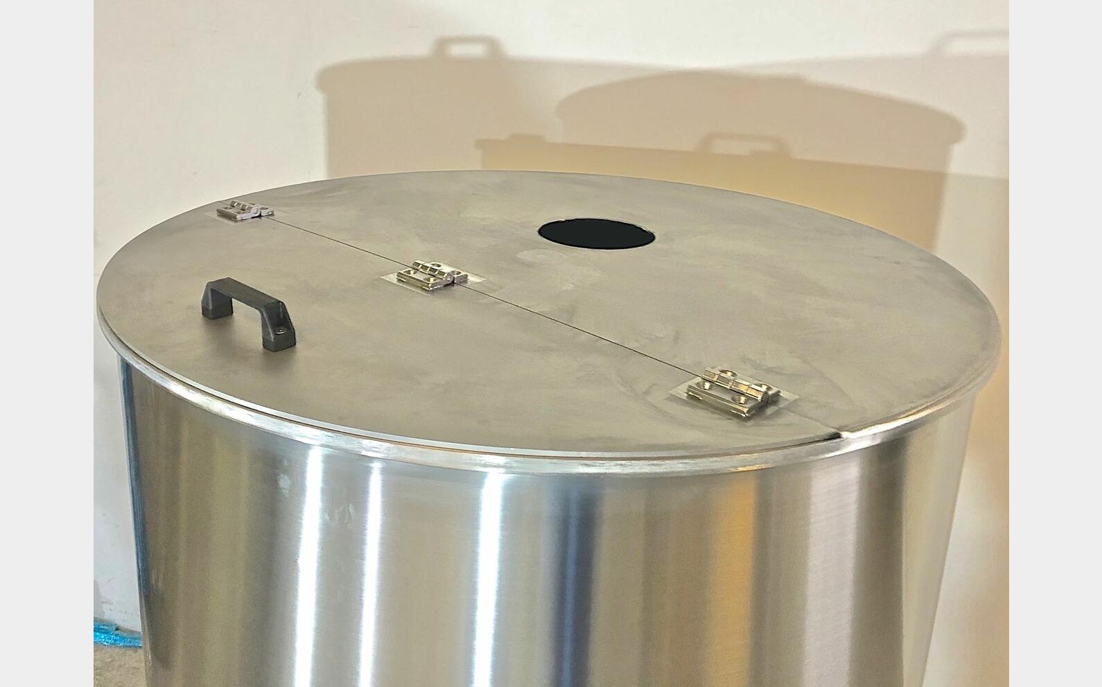 Cuve inox 304 sur chass&icirc;s pr&eacute;hensible 12.13 HL (1213 Litres) ARSILAC