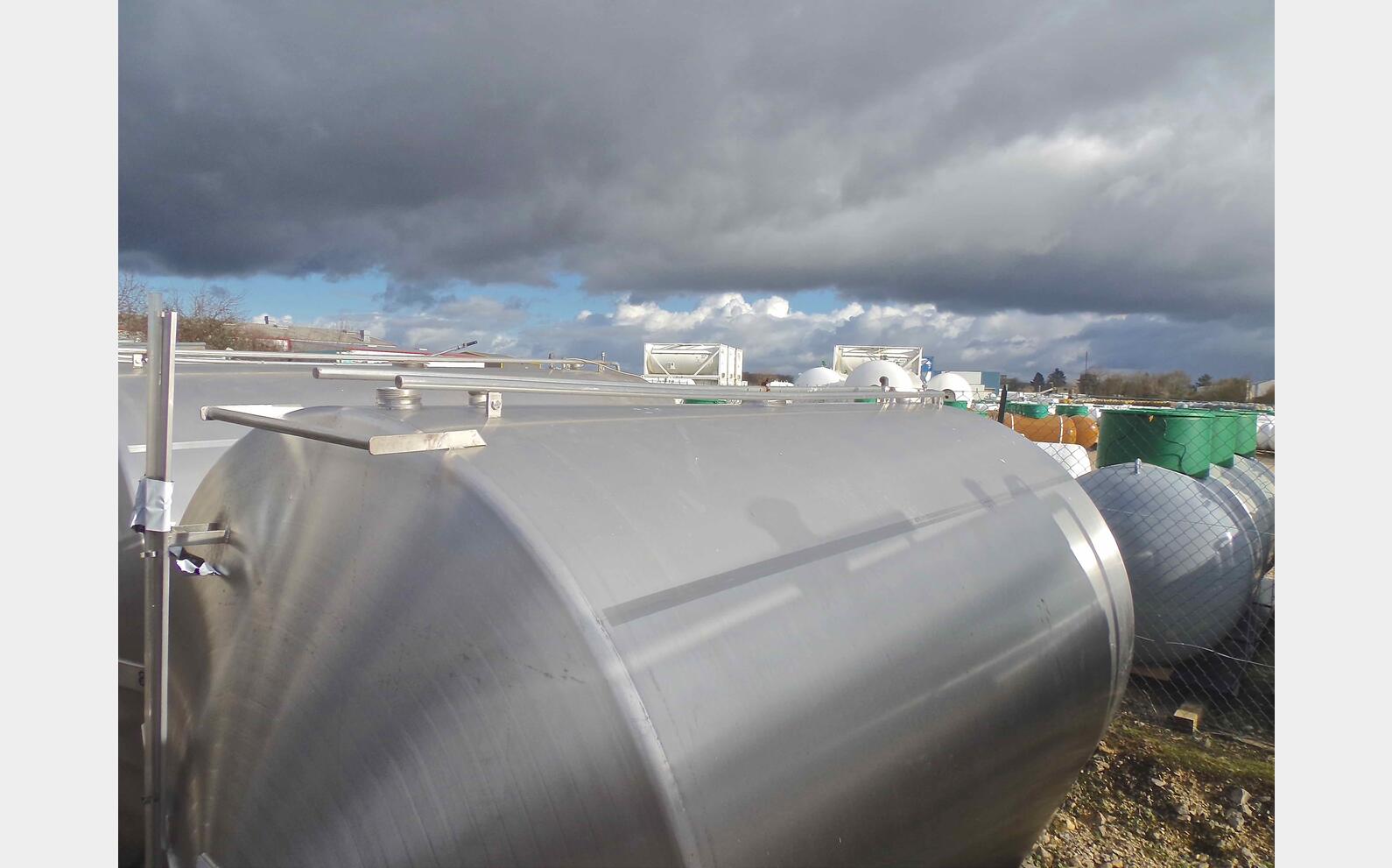 Cuve  INOX cylindrique horizontale