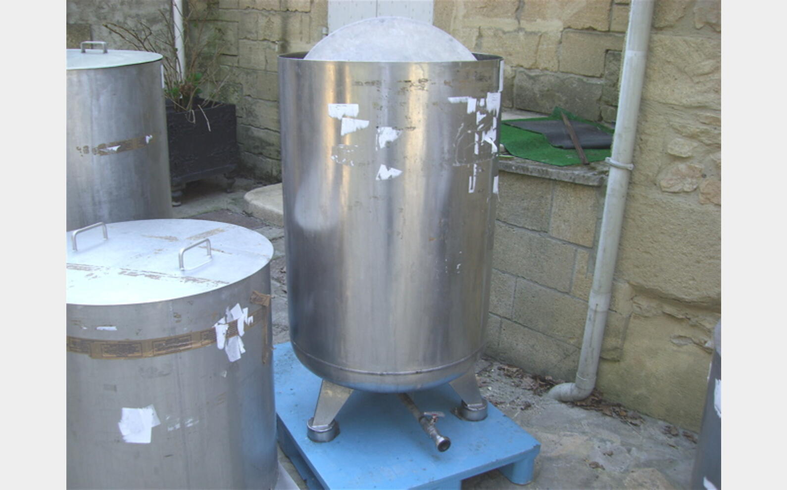 Cuve INOX 304 à ouverture totale 450 L