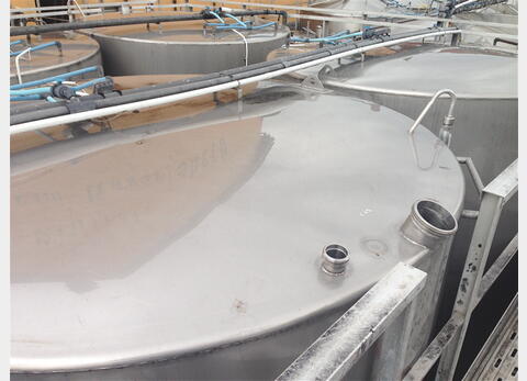 Cuve stockage INOX 316 sur socle Agroalimentaire Marque : PIERRE GUERIN