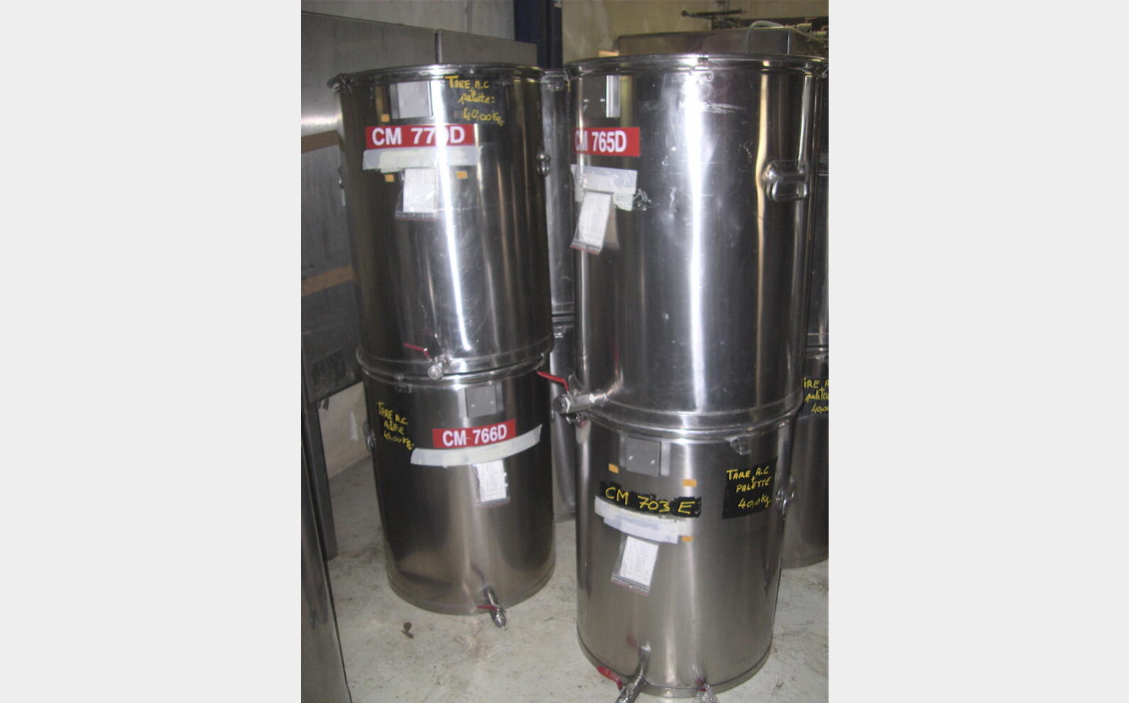 Cuve inox 210 L