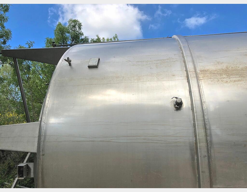 316L stainless steel tank - Sup feet - Agitated