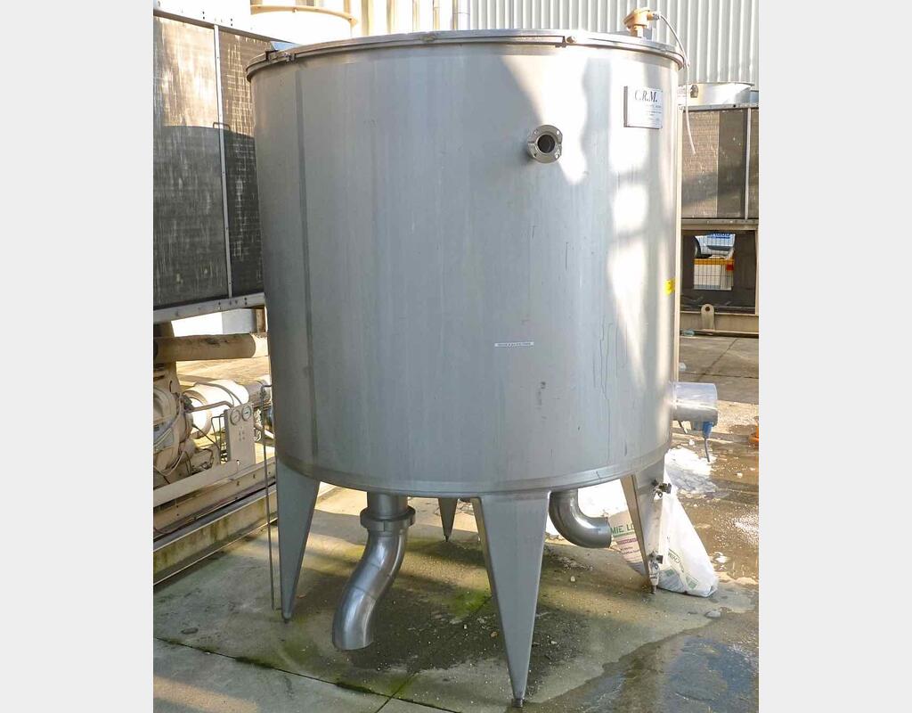 Cuve de stockage inox - Volume : 2000 litres