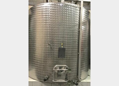 Cuve inox cylindrique verticale - Volume : 155 hls (15500 litres)