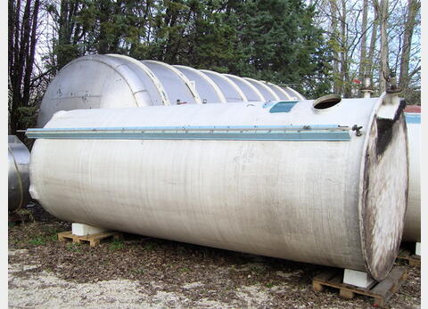 Cuve de stockage en polyester de 140 hls - Verticale fond plat