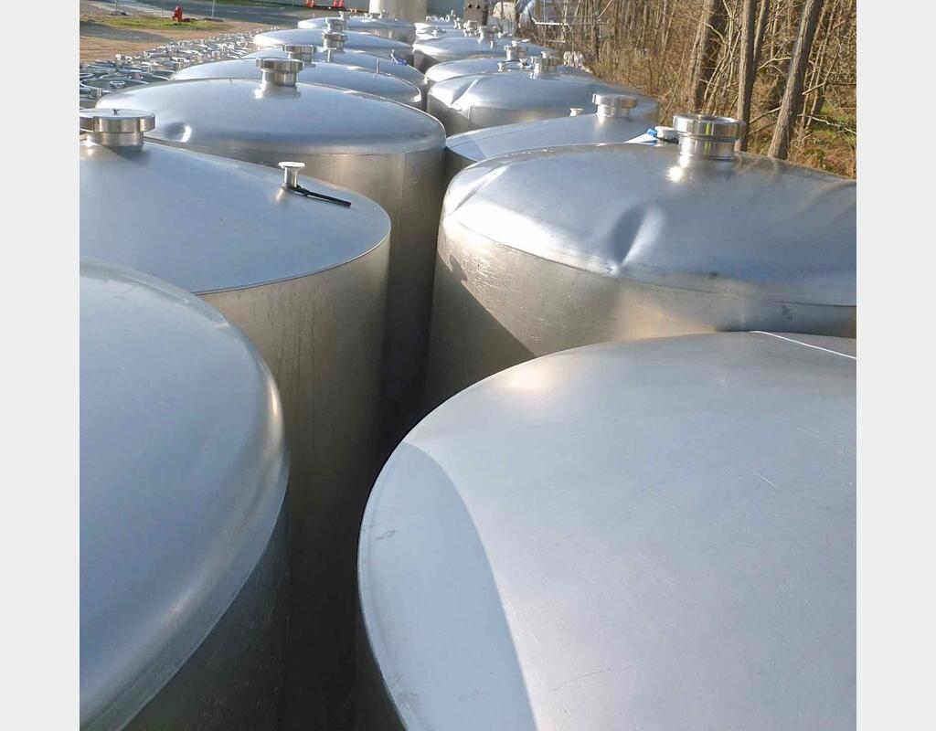 Cuve de stockage inox - Volume : 1000 litres