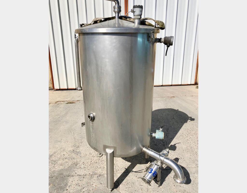 Cuve inox cylindrique - verticale