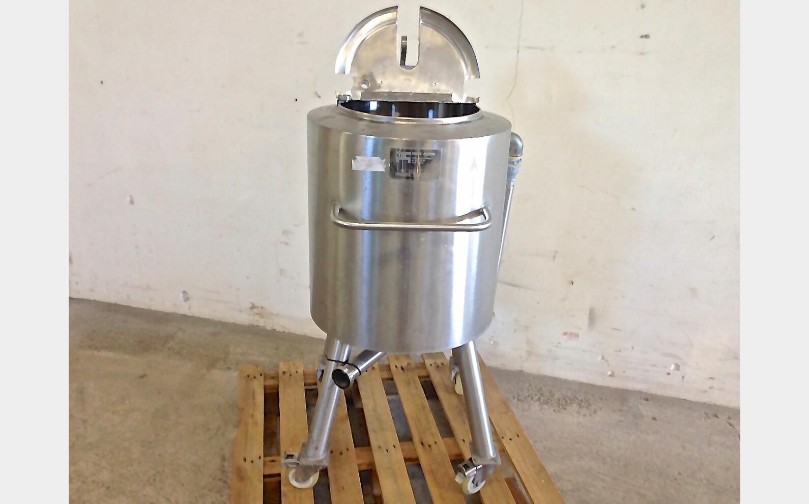 Cuve de stockage INOX double paroi Volume : 50 litres