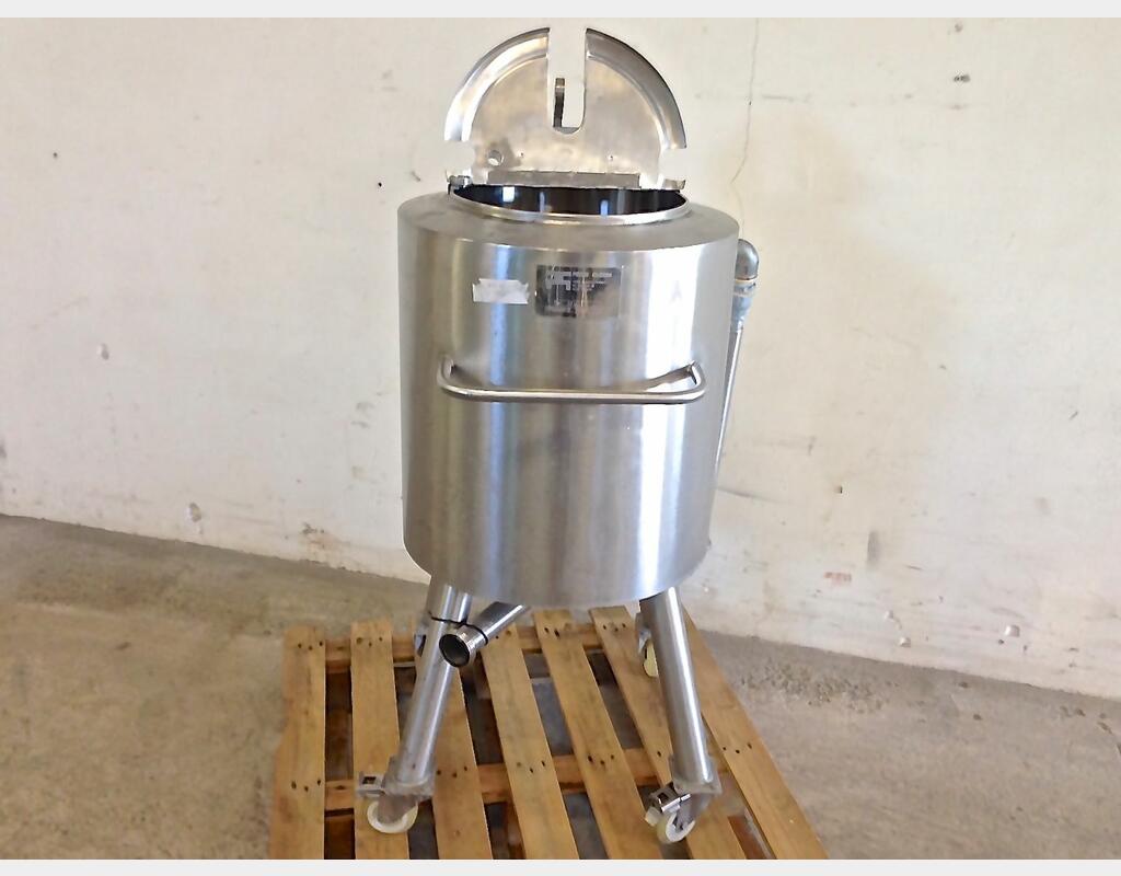 Cuve de stockage INOX double paroi Volume : 50 litres