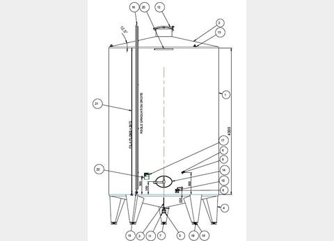 cuve stockage INOX 304L/316L MATERIEL NEUF