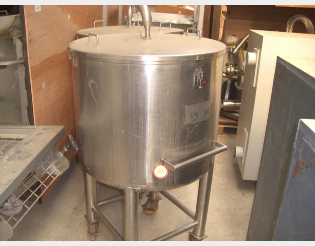 Cuve Inox316L de stockage 400 litres