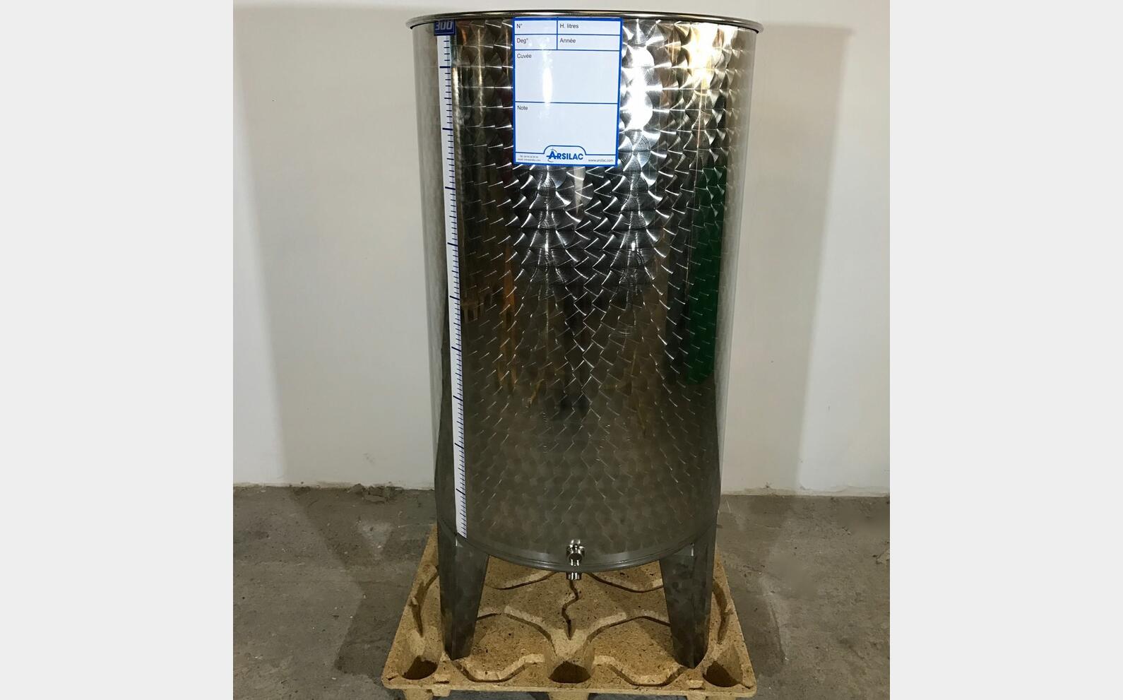 Cuve inox 304 - Chapeau flottant 3 HL (305 litres) ARSILAC