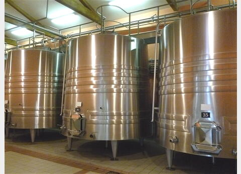 Cuve vinification INOX 304 tronconique - Volume : 177,7 hecto (17770 litres)