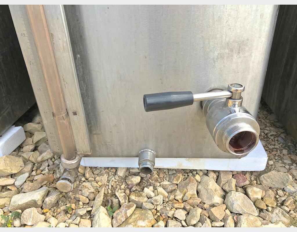 Cuve de stockage inox - Volume : 1000 litres