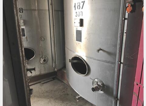 Cuve Inox 316 Ti cylindrique verticale