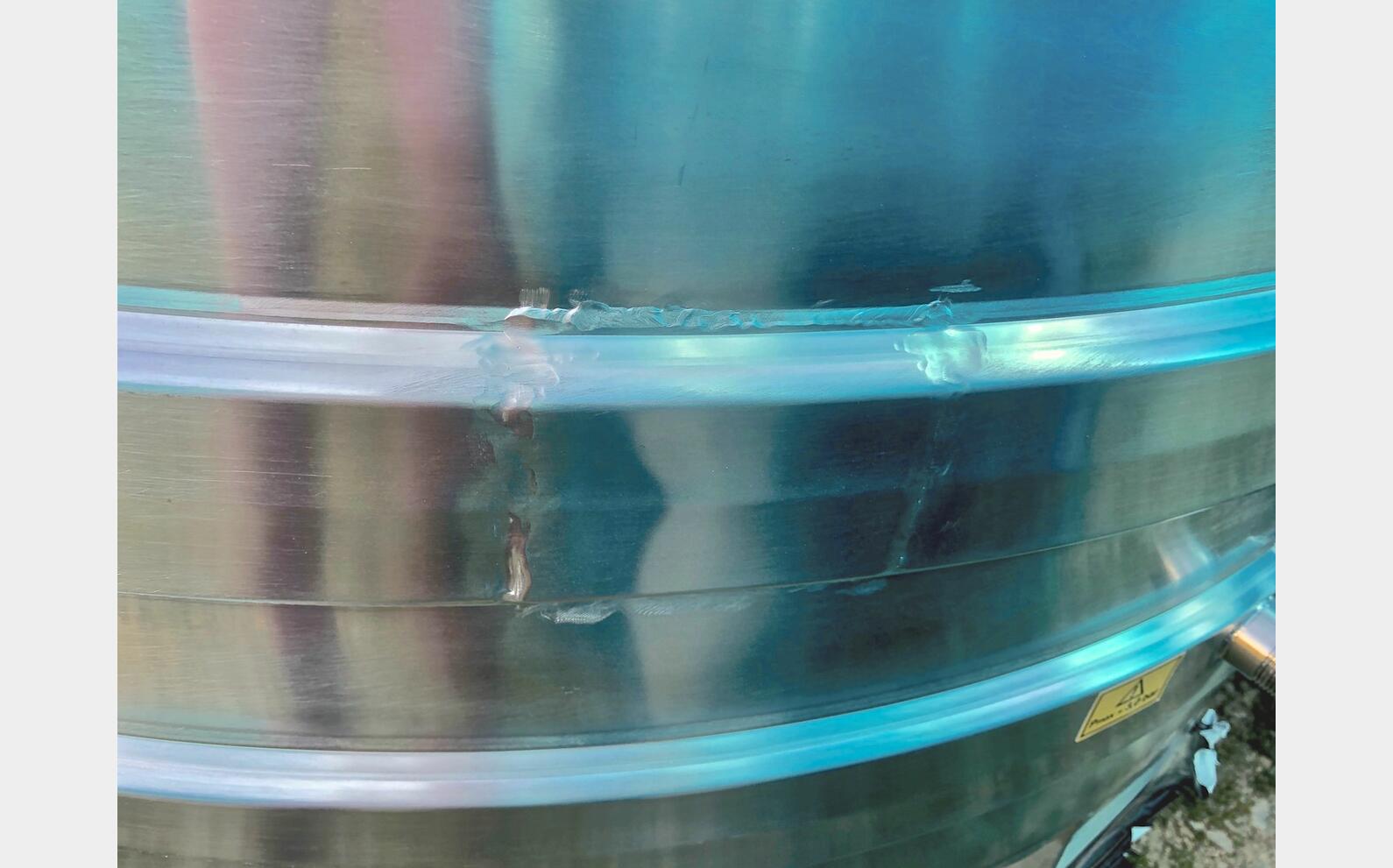 cuve INOX chapeau flottant de 5000 litres Volume : 5000 litres
