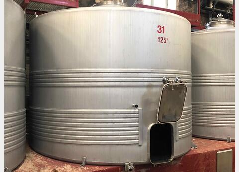 Cuve inox verticale avec ceintures de froid