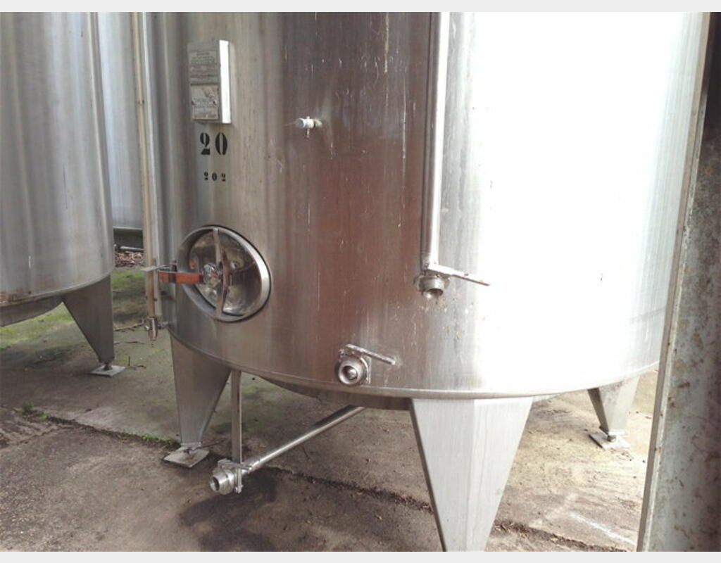 Cuve stockage INOX 316