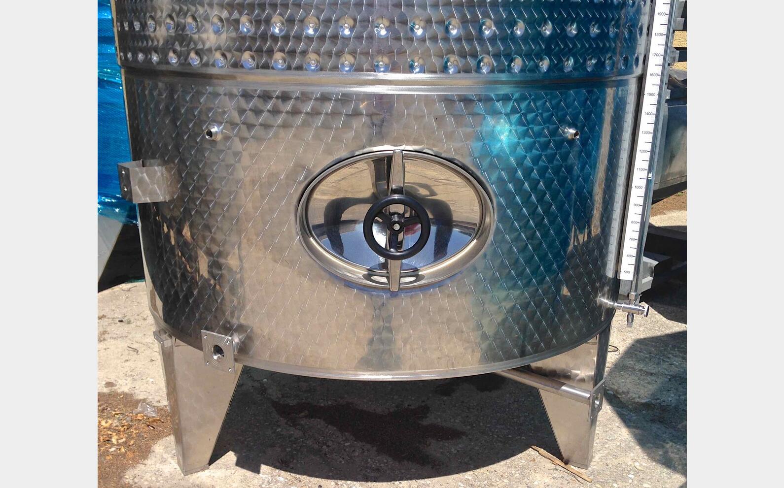 Cuve inox &agrave; chapeau flottant MATERIEL NEUF