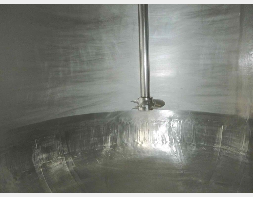 Cuve de mélange 25 hl - INOX 316L