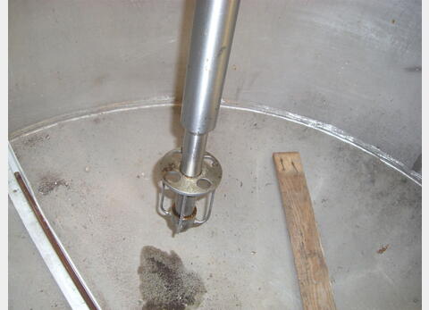Cuve inox de mélange 2000 litres  - avec disperseur rotor stator