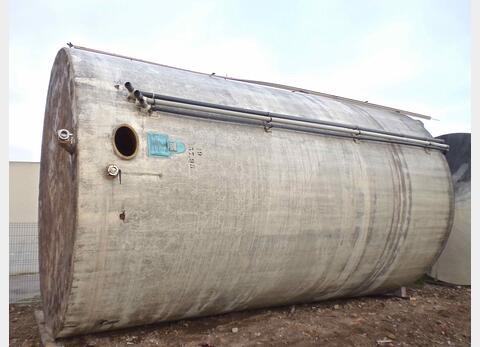 Cuve fibre fond plat sur radier Volume : 163 795 litres (1637.95 hls)
