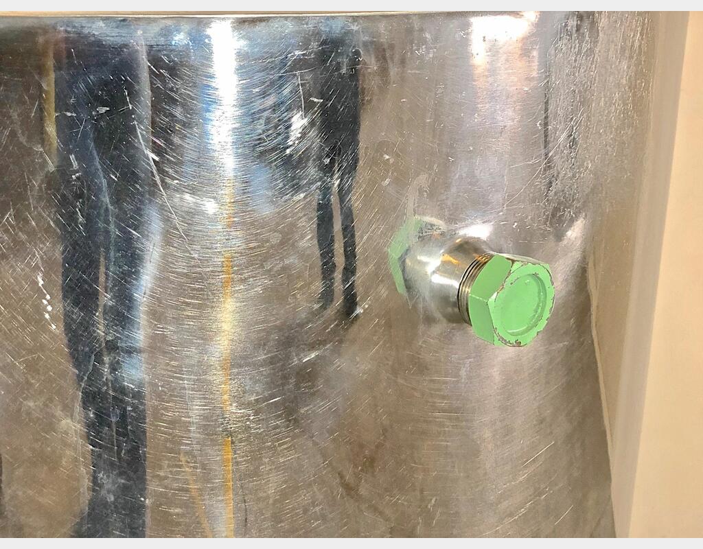 Cuve de stockage inox - Capacité : 500 L