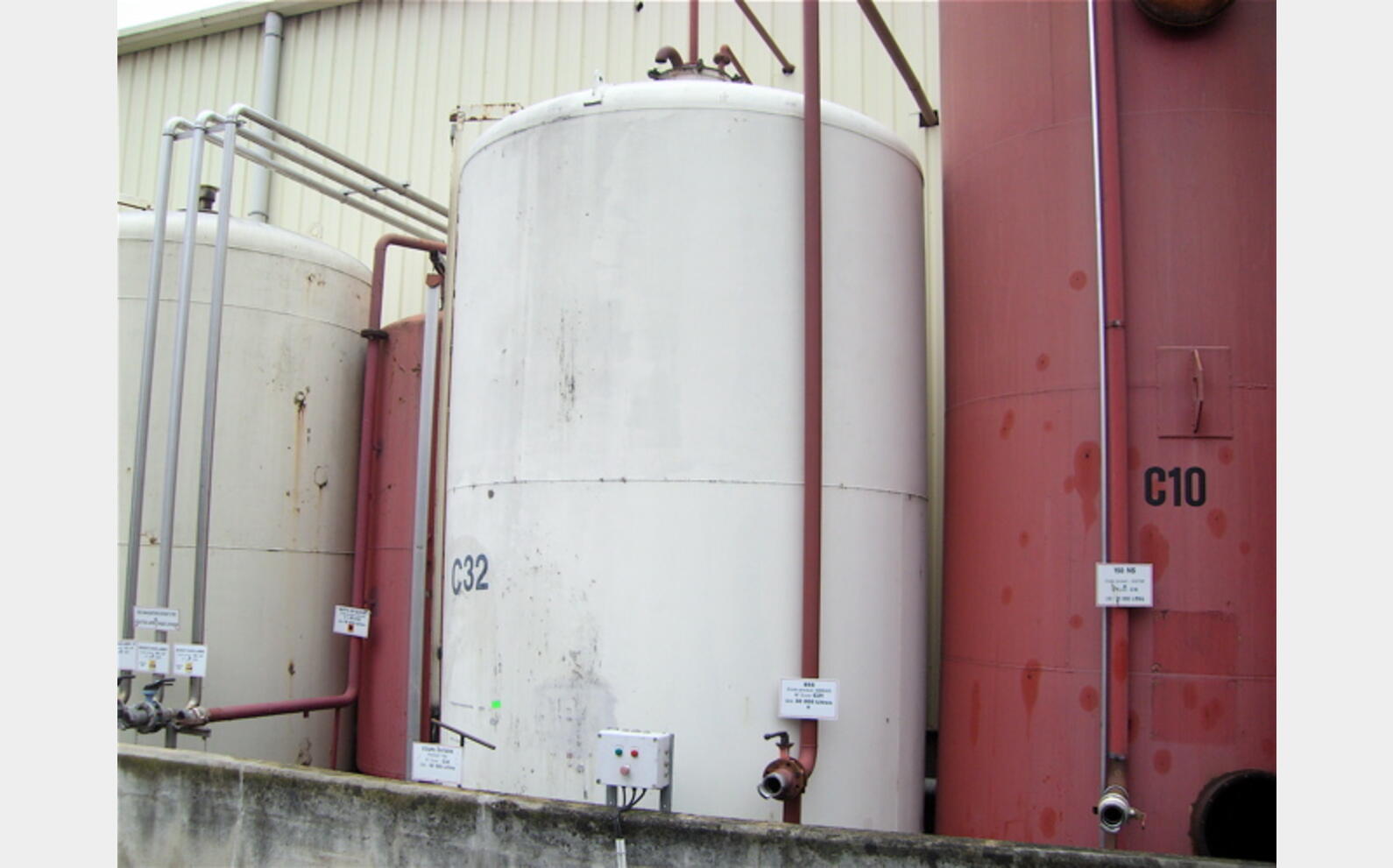Cuve Acier Revetu d'occasion 32m3