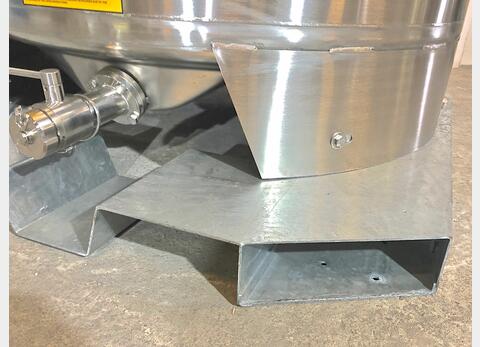 304 stainless steel tank - Palletisable 13 HL (1300 liters) ARSILAC