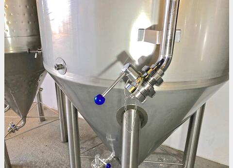304 stainless steel tank - Cylindro-conical 12 HL (1200 litres) ARSILAC