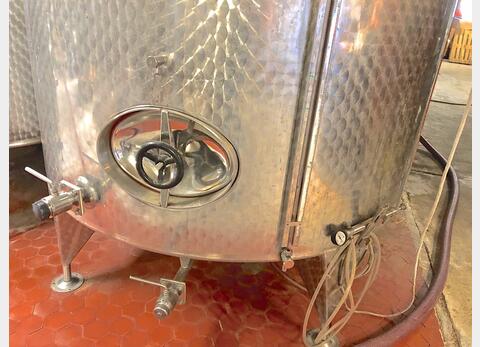 Cuve inox chapeau flottant CST19 Volume : 50 hectos (5000 litres)