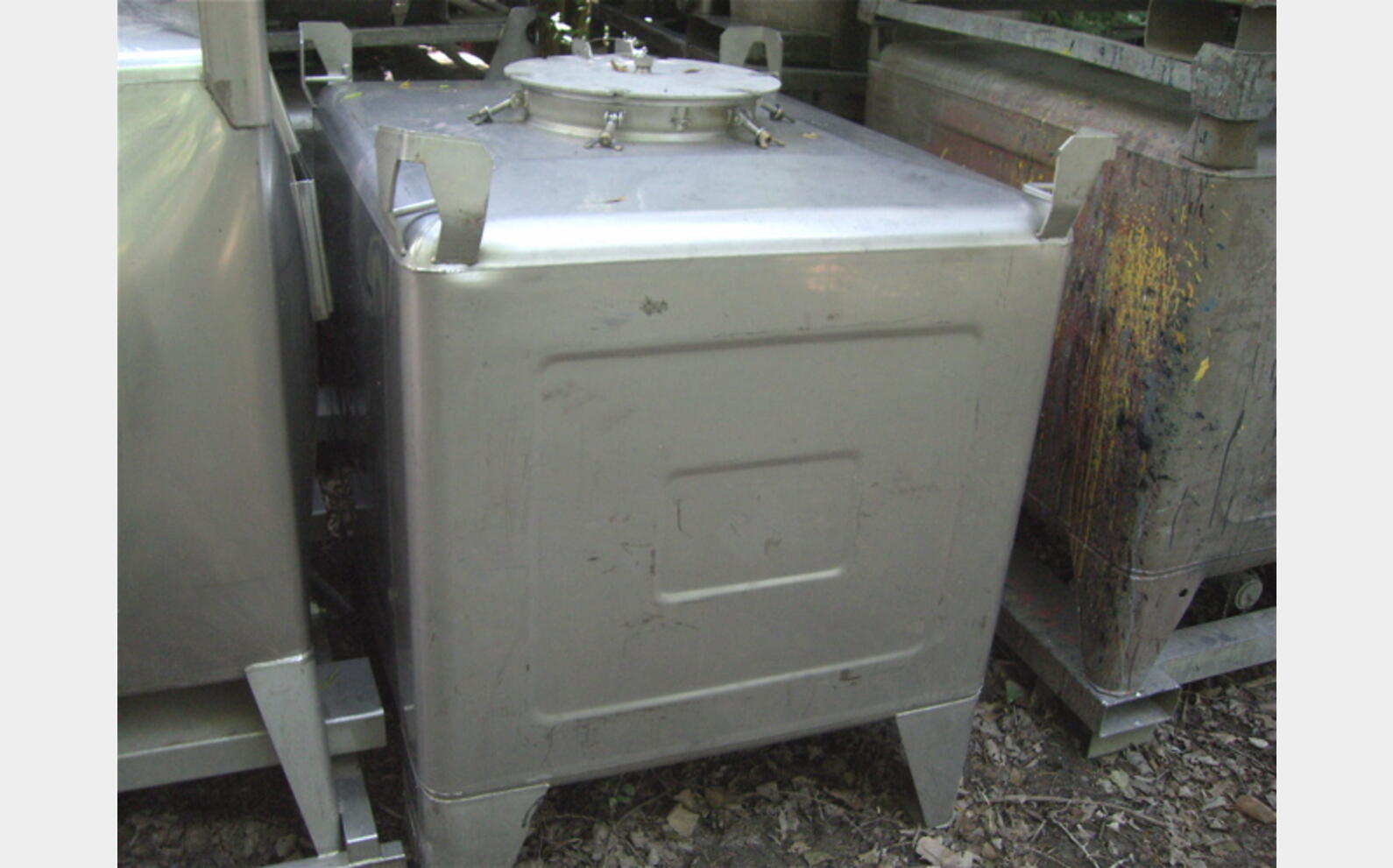 Conteneur inox 1.000 litres