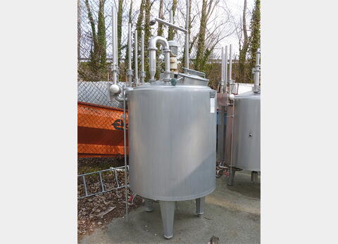 Cuve INOX &agrave; ferment 900 L double paroi Double paroi