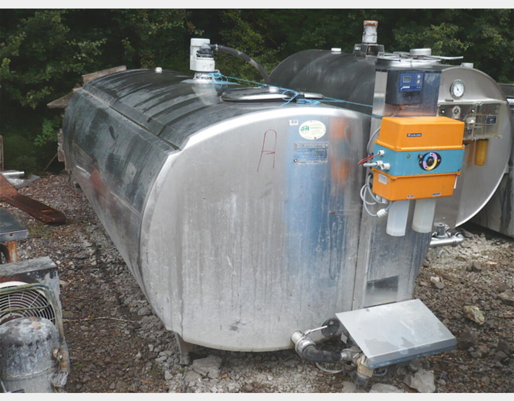 Cuve de stockage INOX isolée - Marque : ALFA LAVAL