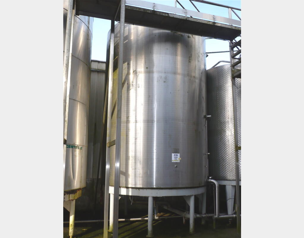 cuve de stockage INOX 304 agroalimentaire GOAVEC