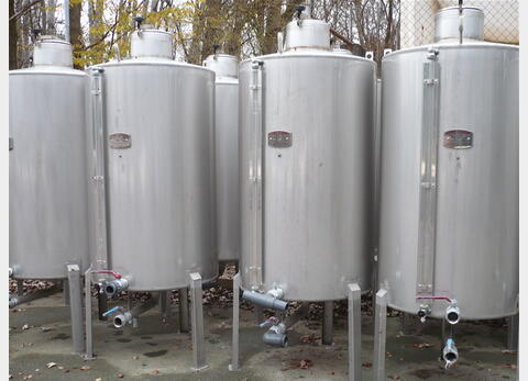 Cuve de stockage en INOX 304L - Marque : SCHEIBER.