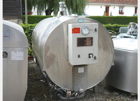 Tank &agrave; lait INOX 304 Volume : 2.080 litres