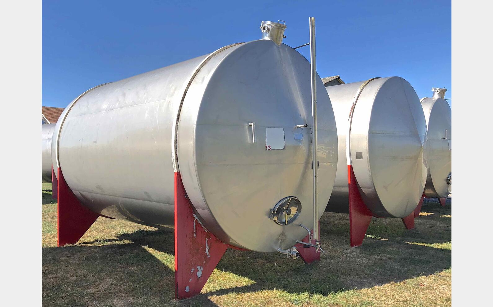 Cuve inox horizontale ALFA LAVAL