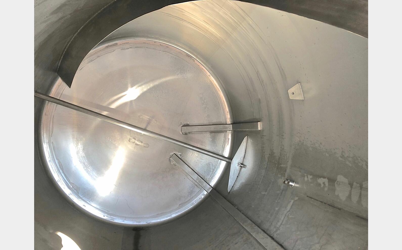 Cuve inox vinification 50 hls En inox 304 , de 6500 litres