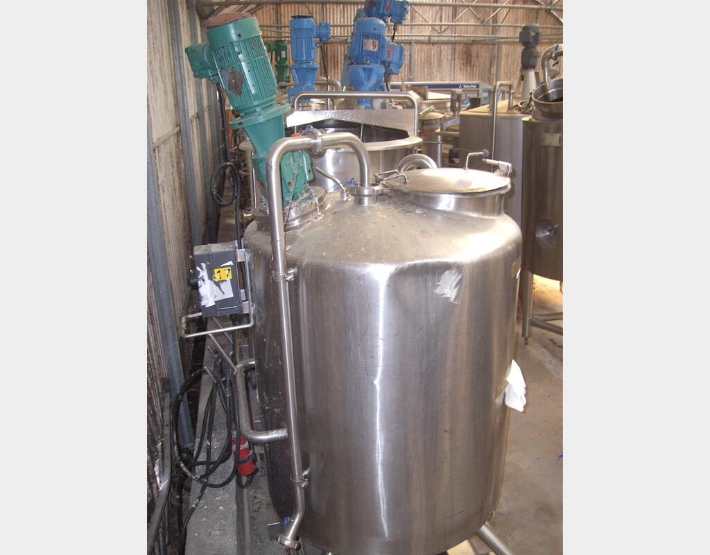 CUVE INOX - 800 LITRES INOX 316L