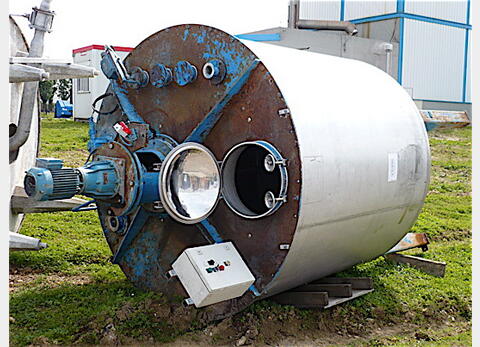 cuve de m&eacute;lange INOX 316 L