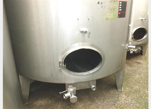 Cuve stockage INOX 316 sur pieds Agroalimentaire Marque : PIERRE GUERIN
