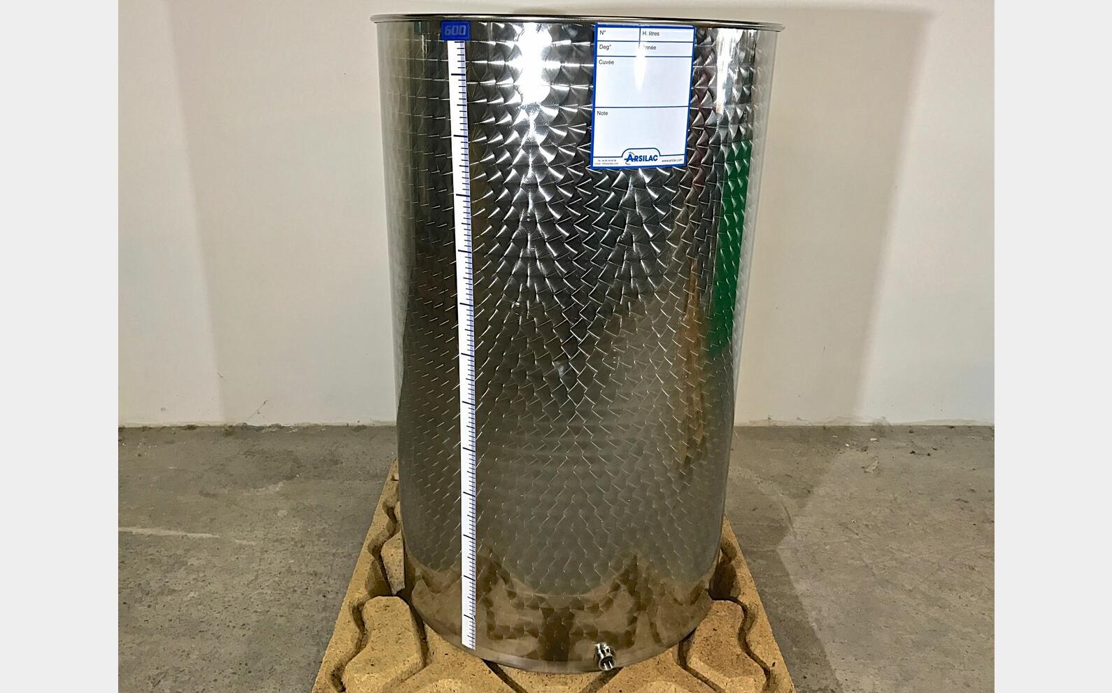 Cuve inox 304 - Chapeau flottant 5.9 HL (598 litres) ARSILAC